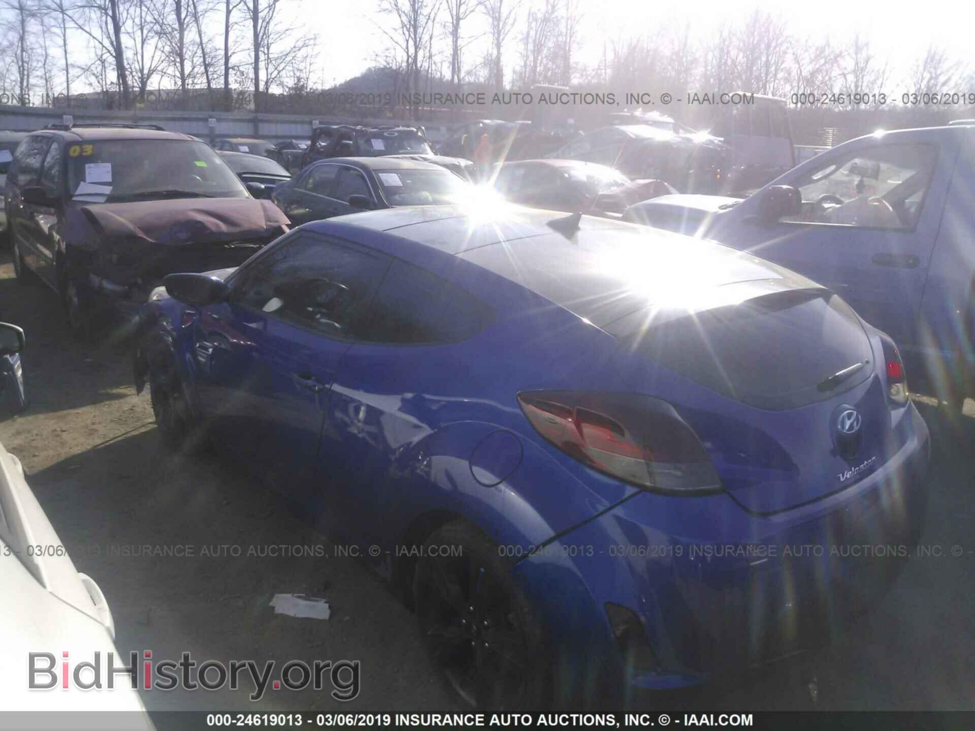 2012 HYUNDAI VELOSTER - VIN: KMHTC6AD3CU063790 - Фото 3