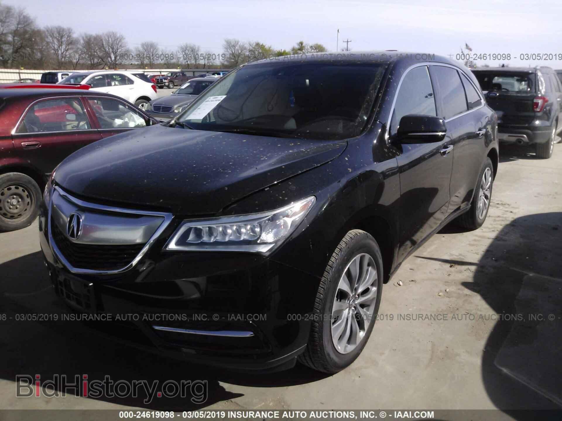 2014 ACURA MDX - VIN: 5FRYD4H43EB048587 - Фото 2
