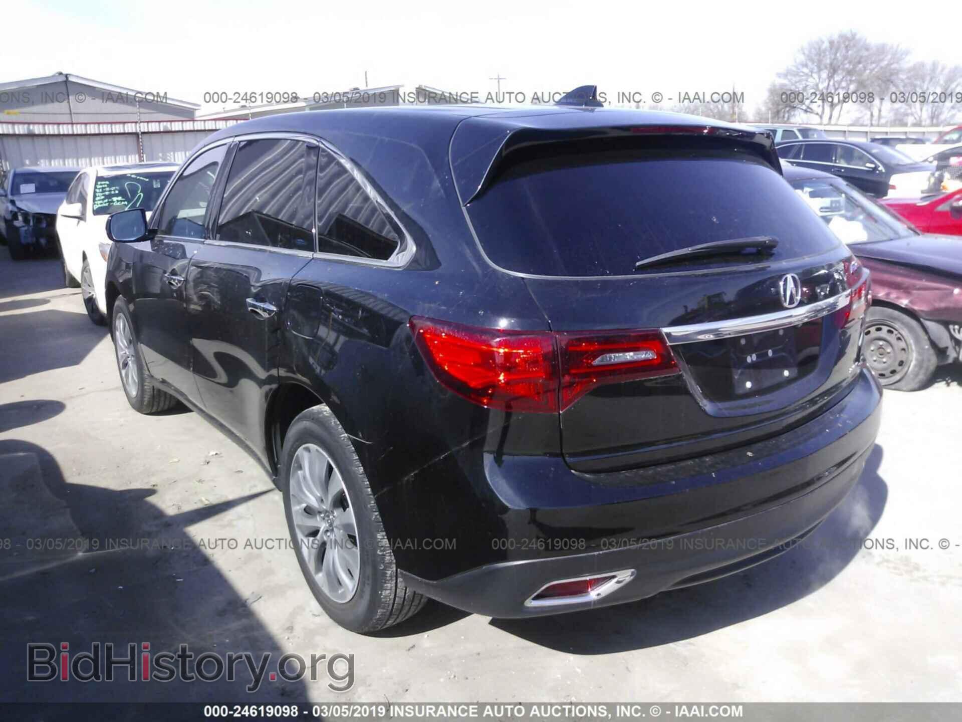 2014 ACURA MDX - VIN: 5FRYD4H43EB048587 - Фото 3