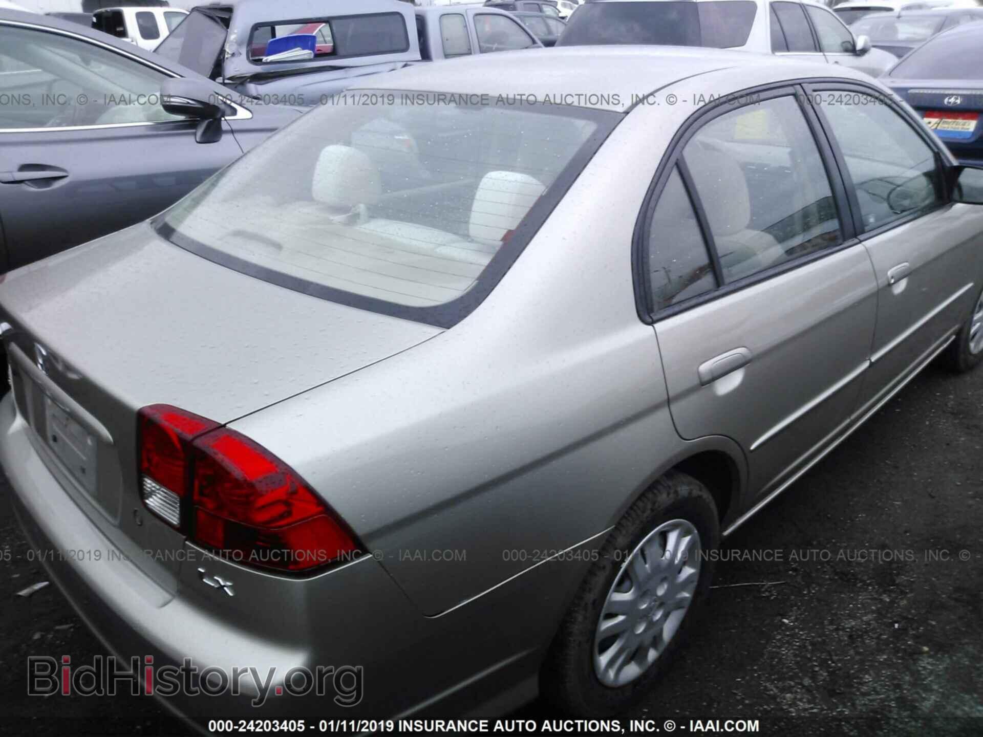 2005 HONDA CIVIC - VIN: 2HGES16535H620144 - Фото 4