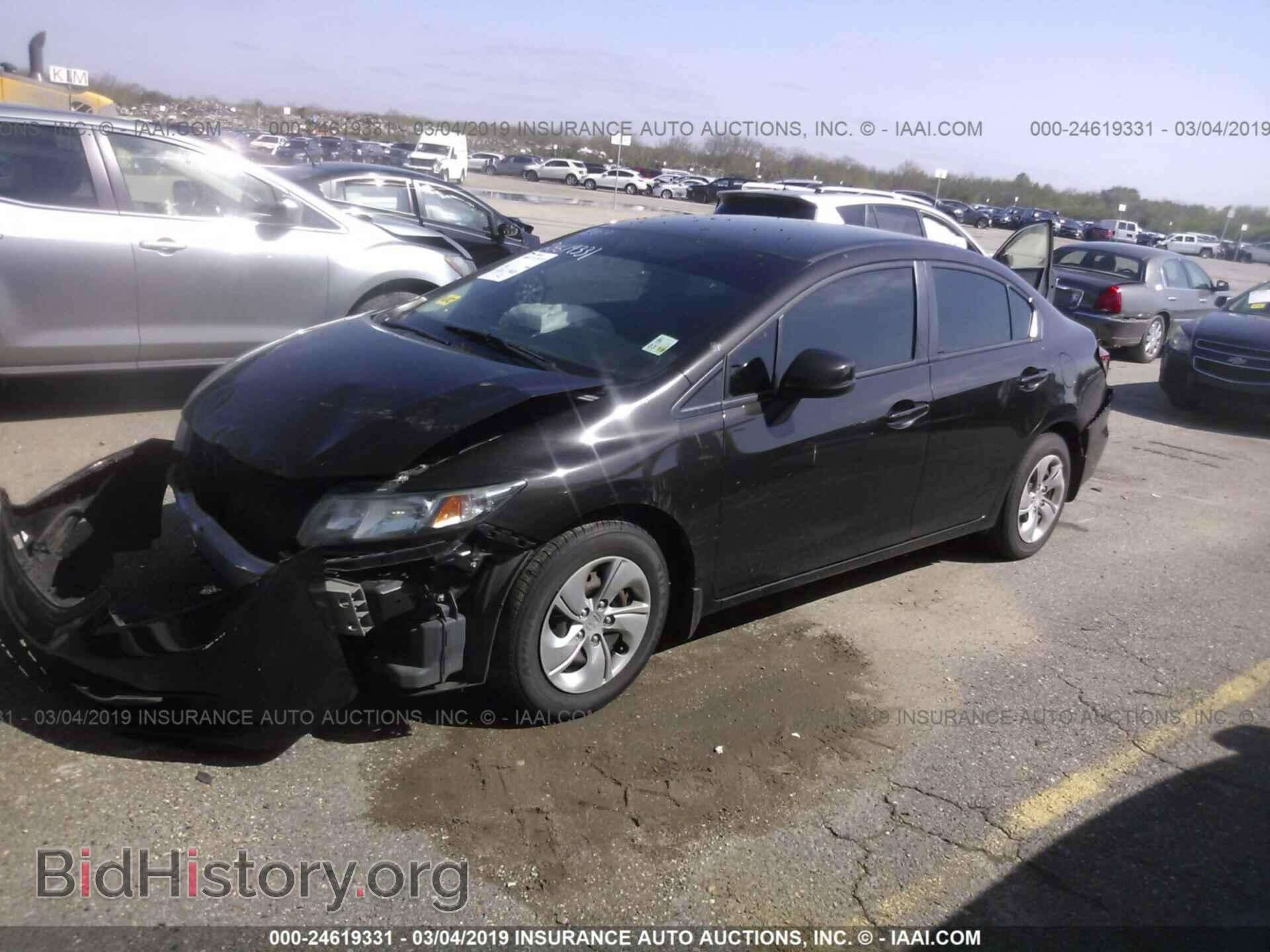 2013 HONDA CIVIC - VIN: 2HGFB2F54DH580035 - Фото 2