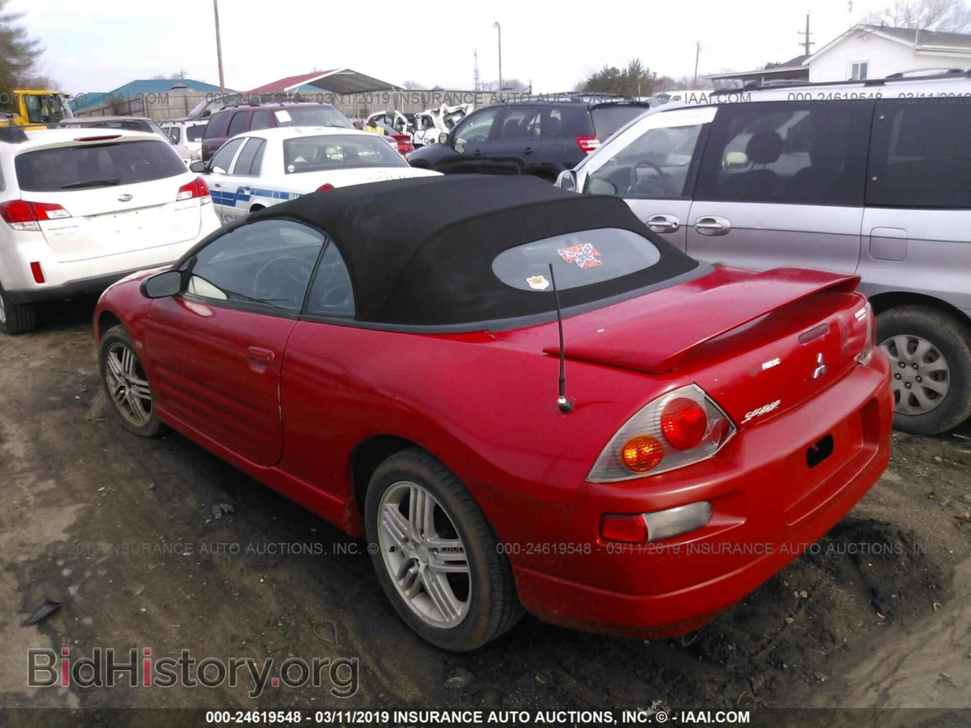 2003 MITSUBISHI ECLIPSE - VIN: 4A3AE55H93E102807 - Фото 3