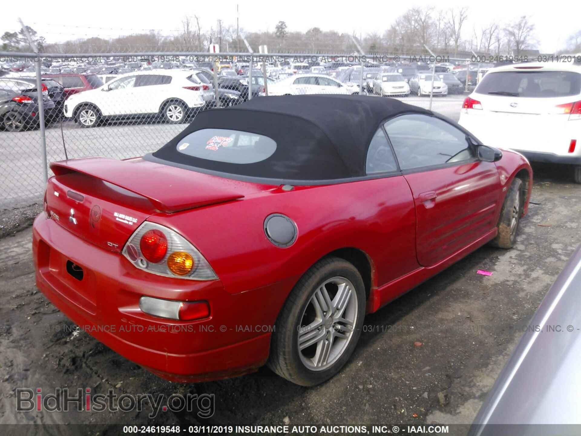 2003 MITSUBISHI ECLIPSE - VIN: 4A3AE55H93E102807 - Фото 4