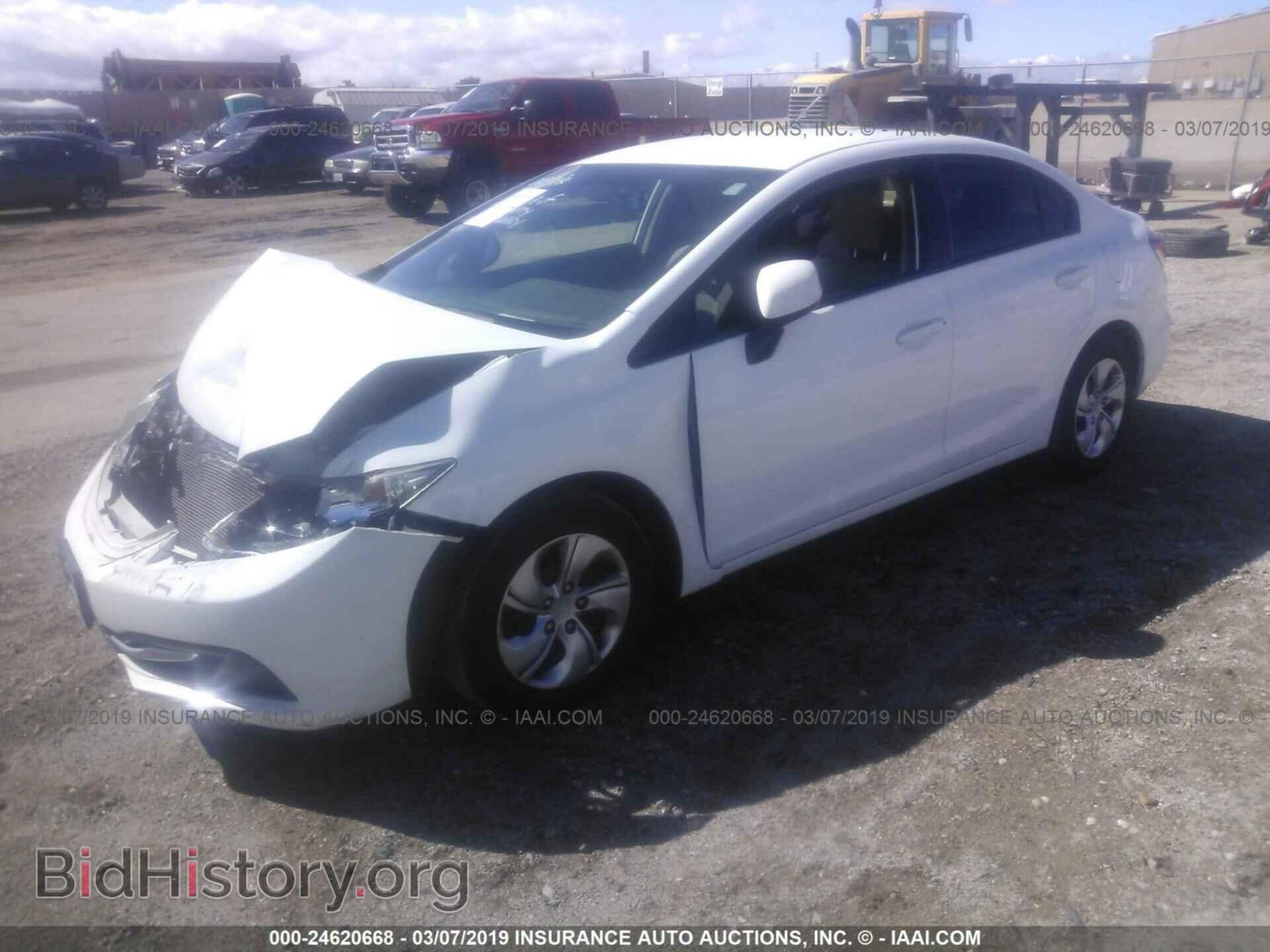 2013 HONDA CIVIC - VIN: 19XFB2F56DE285402 - Фото 2