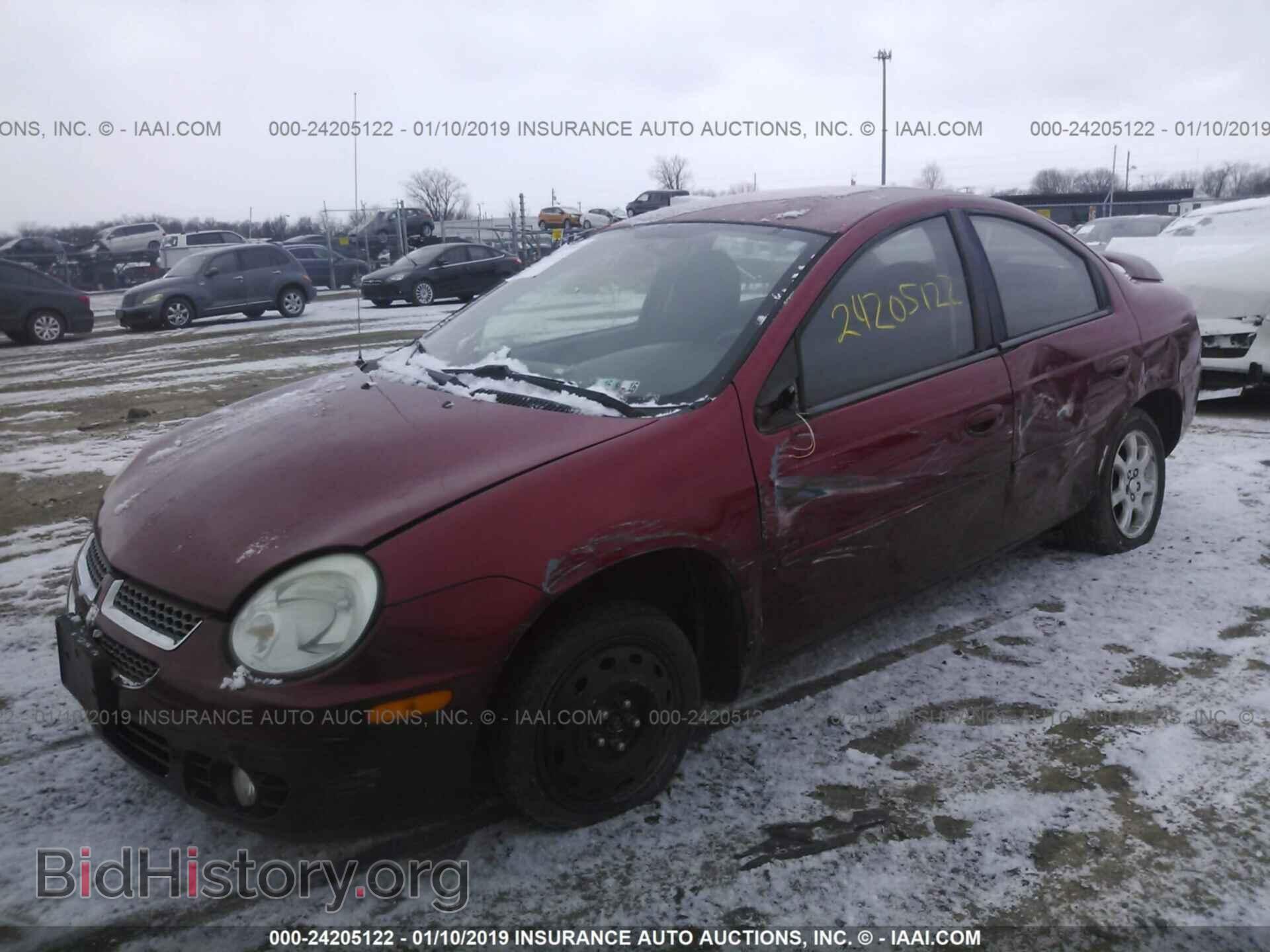 2005 DODGE NEON - VIN: 1B3ES56C05D262309 - Фото 2