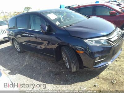 2019 Honda ODYSSEY EXL, синий — VIN 5FNRL6H73KB066033, IAAI