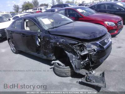 2012 Lexus IS 250, черный — VIN JTHBF5C2XC5179526, IAAI