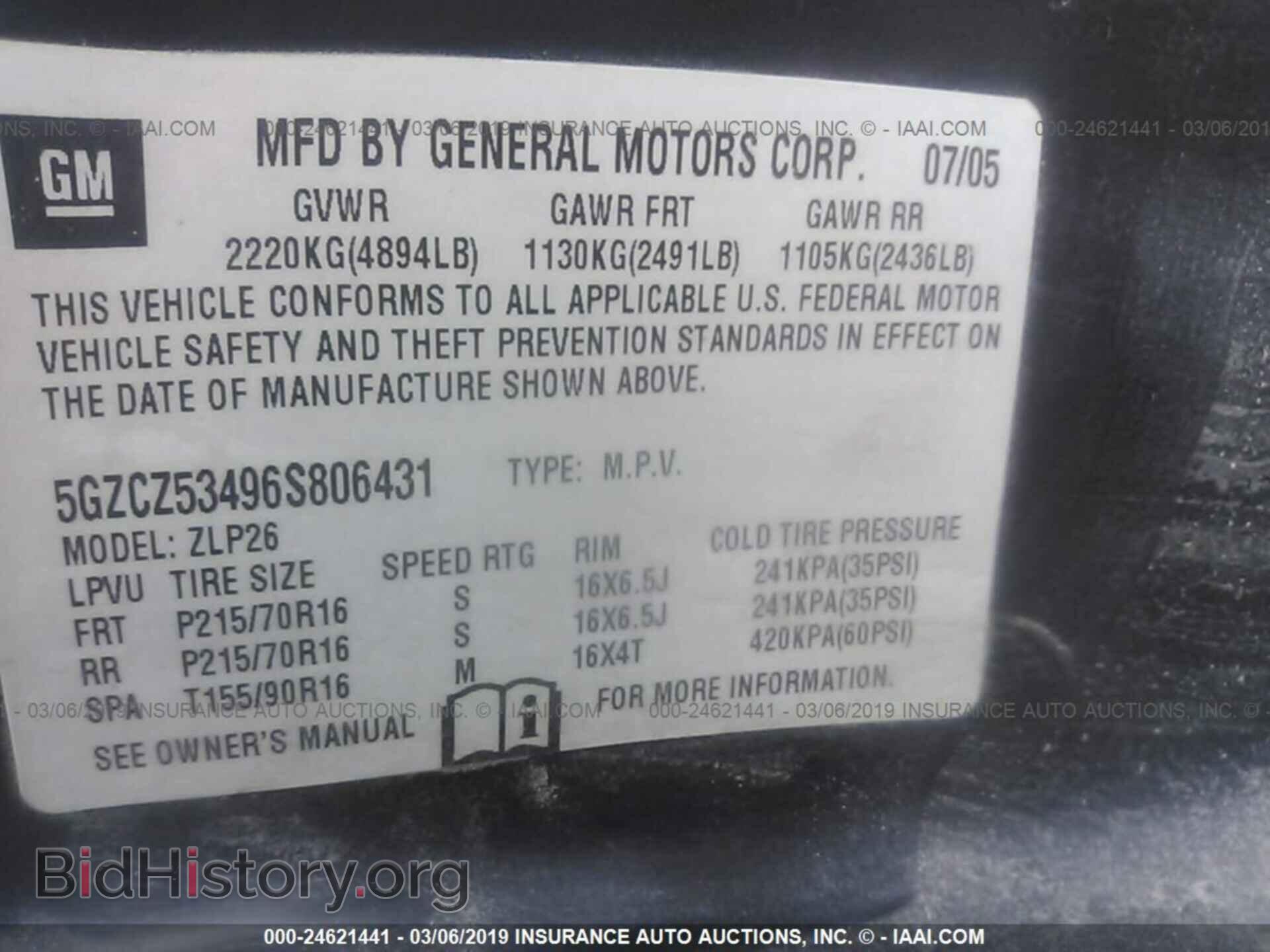 2006 SATURN VUE - VIN: 5GZCZ53496S806431 - Фото 9