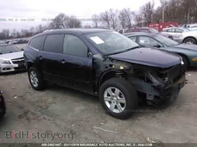 2009 Chevrolet TRAVERSE LT, темно-синий — VIN 1GNEV23D49S169674, IAAI