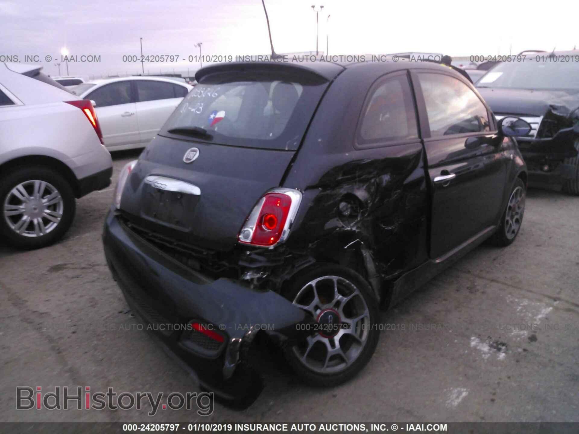 2013 FIAT 500 - VIN: 3C3CFFBR8DT512628 - Фото 4