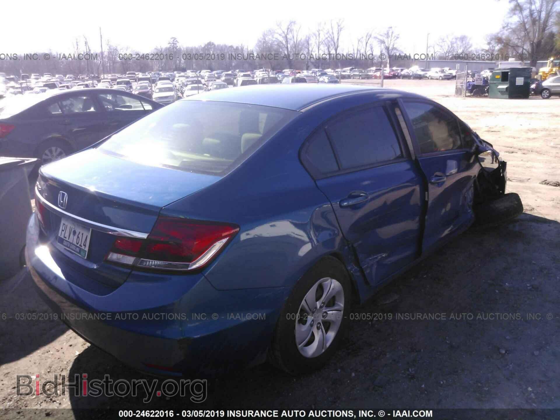 2013 HONDA CIVIC - VIN: 19XFB2F53DE232382 - Фото 4
