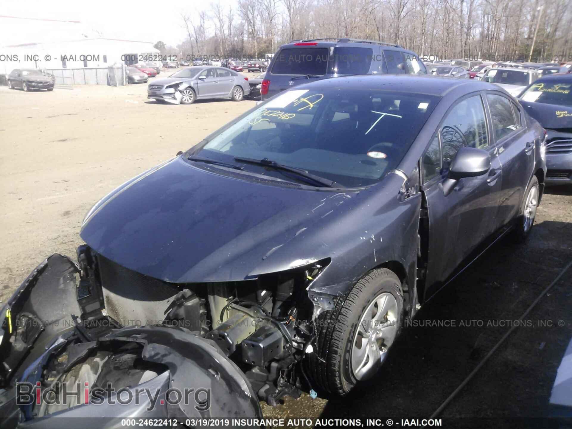 2013 HONDA CIVIC - VIN: 2HGFB2F52DH564951 - Фото 2