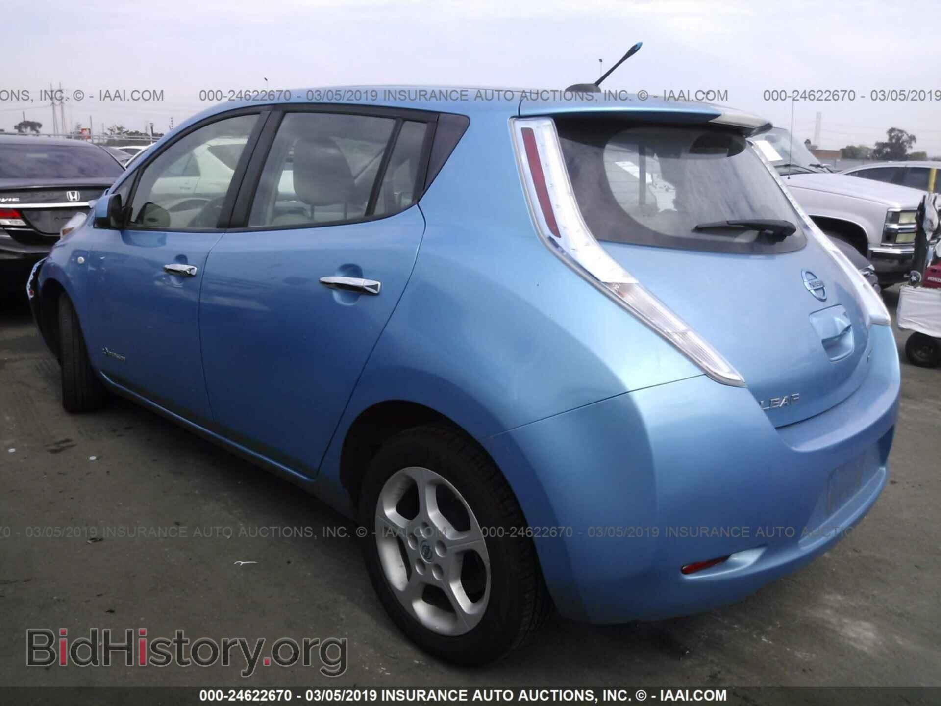 2012 NISSAN LEAF - VIN: JN1AZ0CP6CT024313 - Фото 3