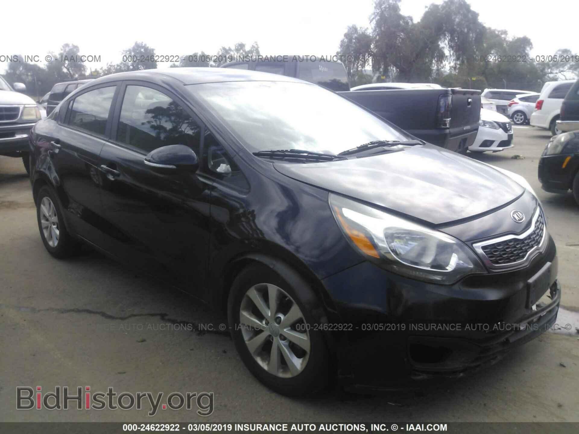Фотография KNADN4A36C6044571 - KIA RIO 2012