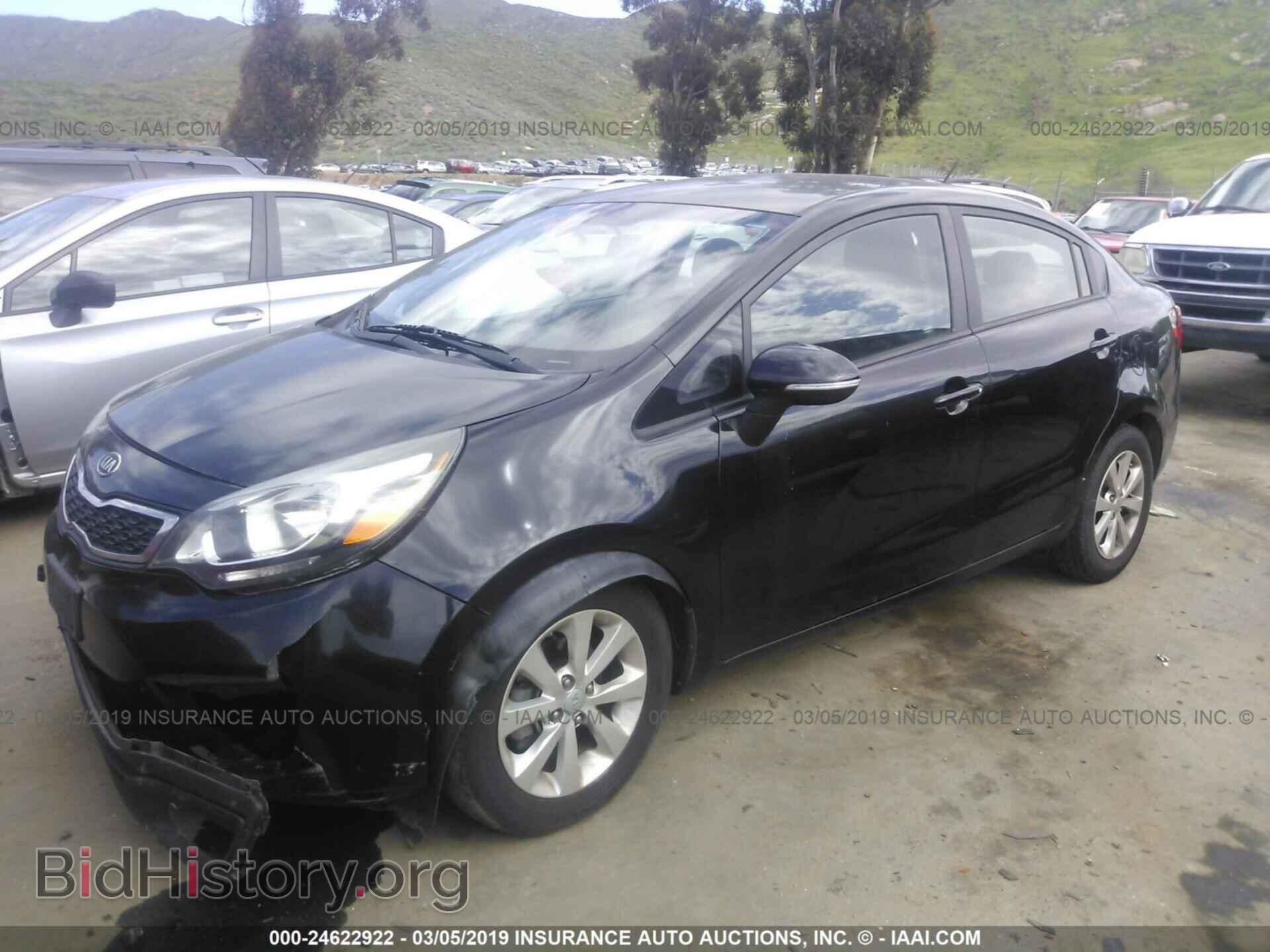 2012 KIA RIO - VIN: KNADN4A36C6044571 - Фото 2
