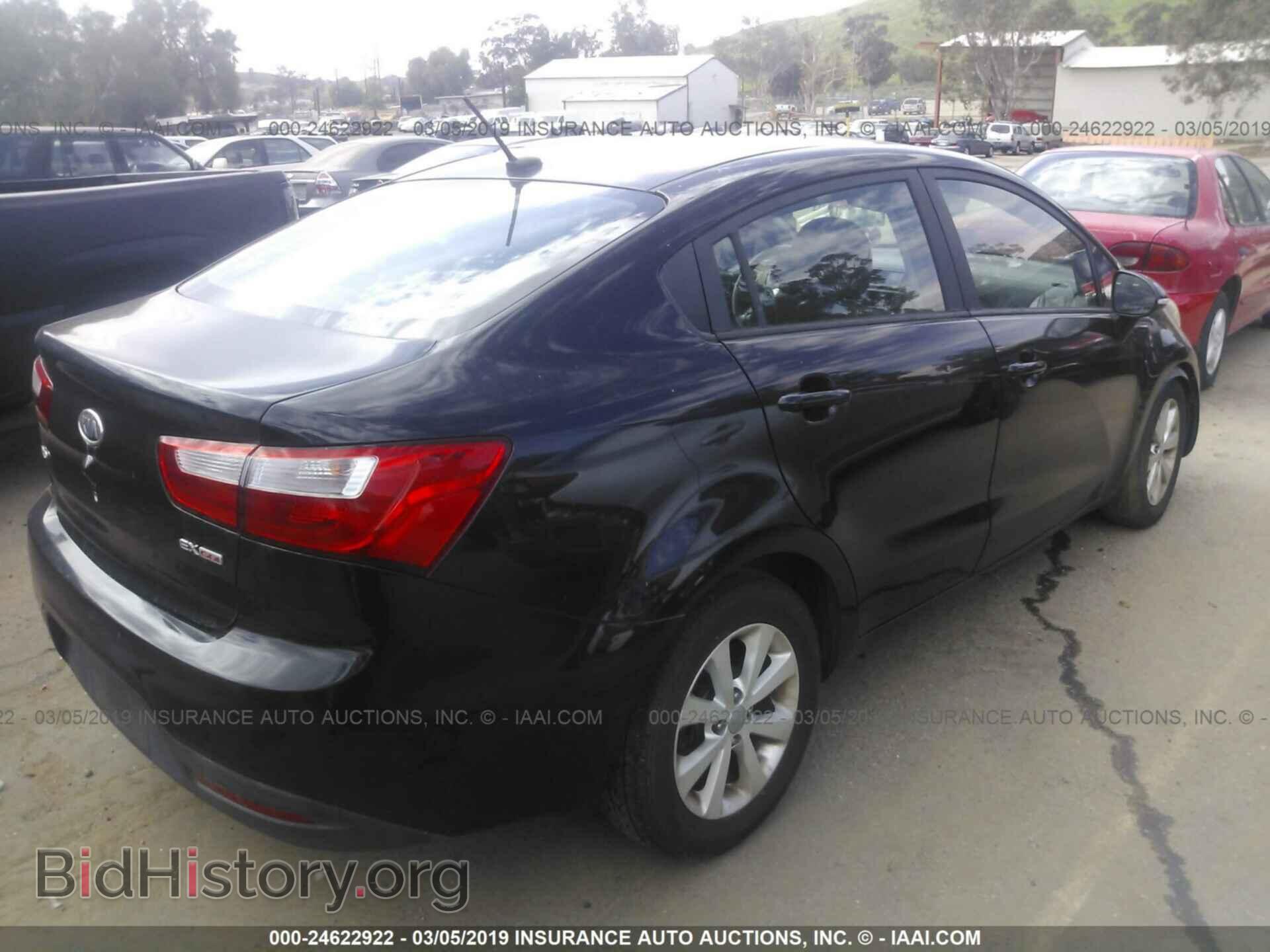 2012 KIA RIO - VIN: KNADN4A36C6044571 - Фото 4