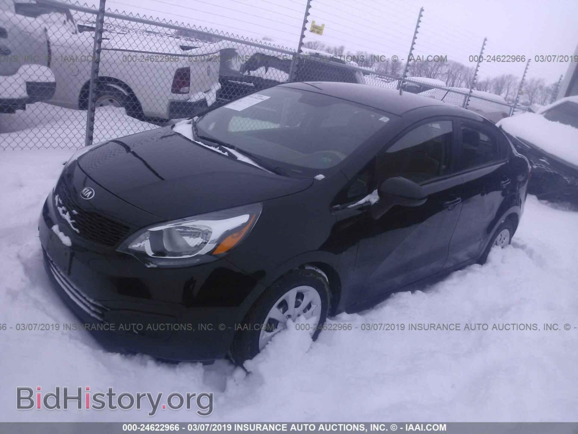 2015 KIA RIO - VIN: KNADM4A31F6452631 - Фото 2