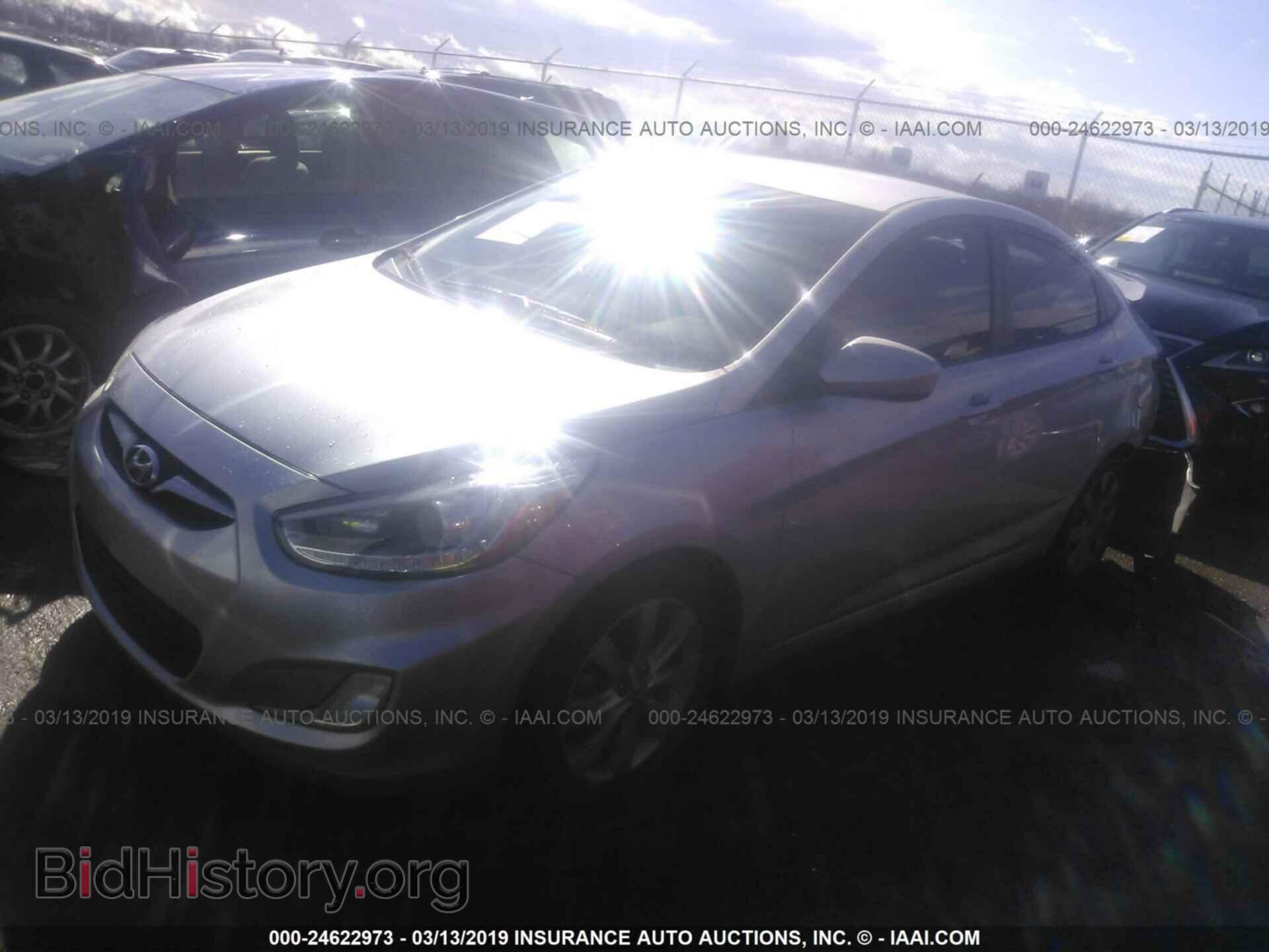 2014 HYUNDAI ACCENT - VIN: KMHCU4AE7EU631973 - Фото 2