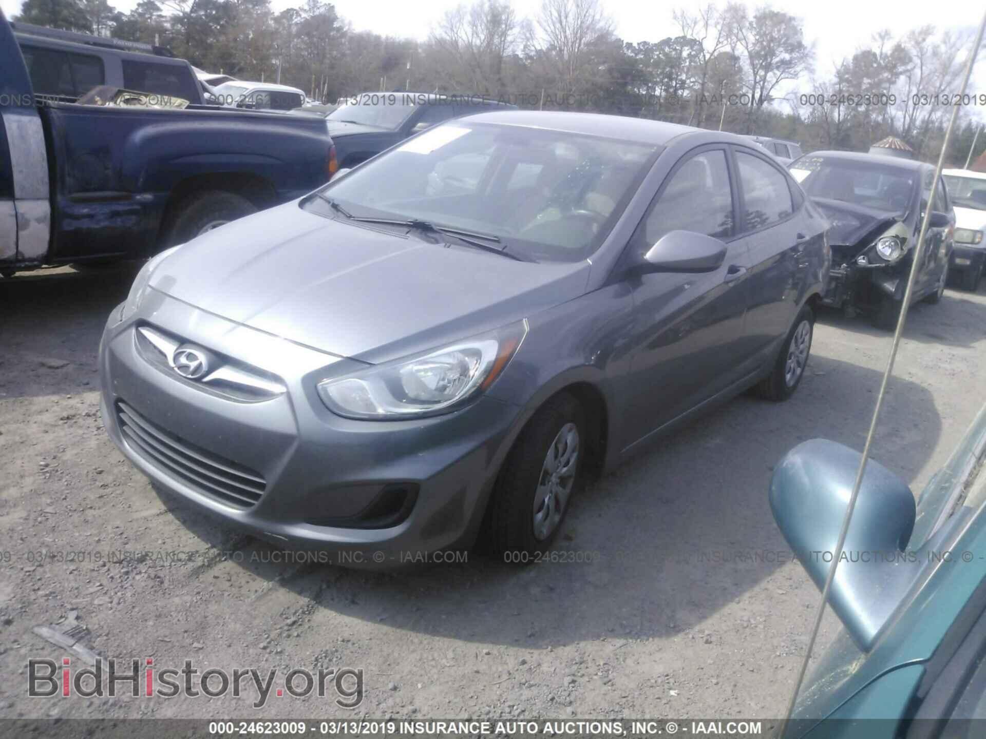 2014 HYUNDAI ACCENT - VIN: KMHCT4AE3EU619841 - Фото 2