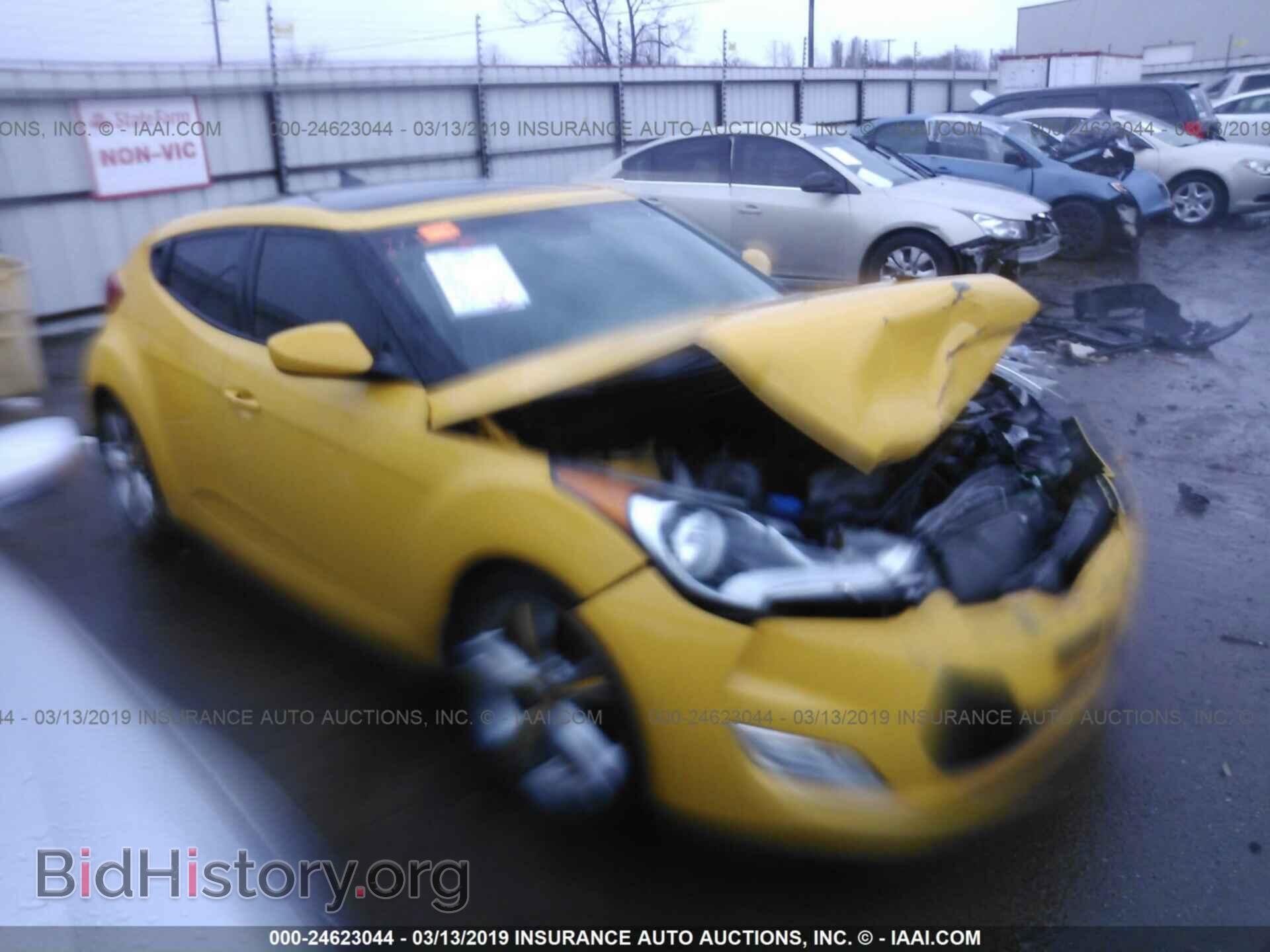 Photo KMHTC6AD8CU053465 - HYUNDAI VELOSTER 2012