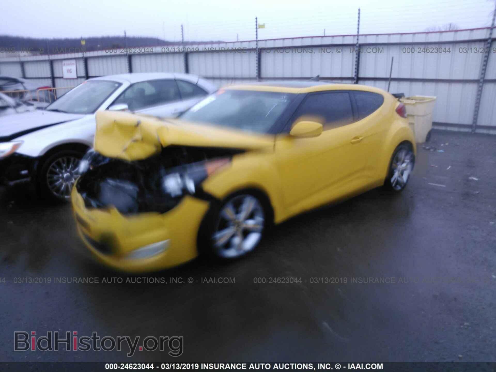 2012 HYUNDAI VELOSTER - VIN: KMHTC6AD8CU053465 - Фото 2