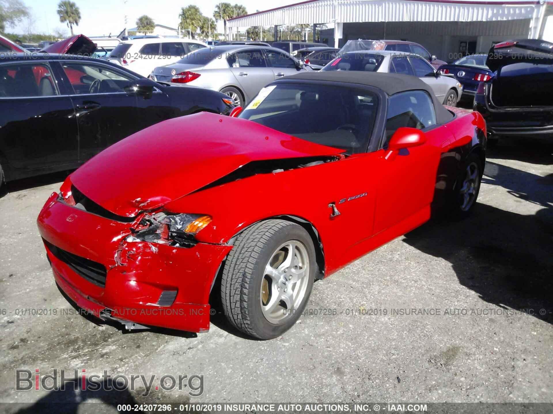 2001 HONDA S2000 - VIN: JHMAP11491T004151 - Фото 2