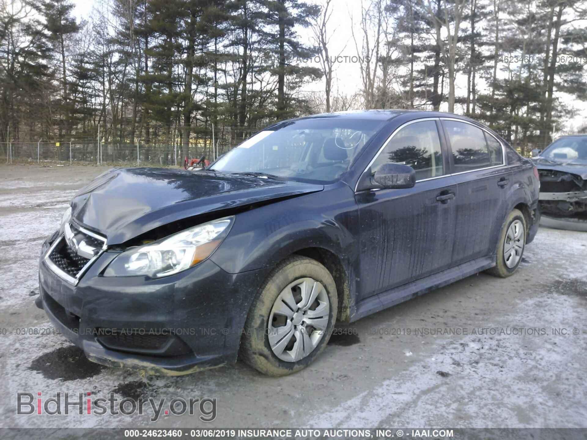 2013 SUBARU LEGACY - VIN: 4S3BMBA67D3039183 - Фото 2