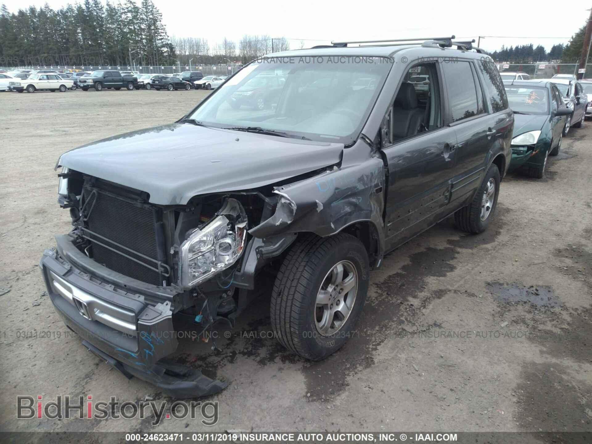 2007 HONDA PILOT - VIN: 2HKYF18577H513055 - Фото 2