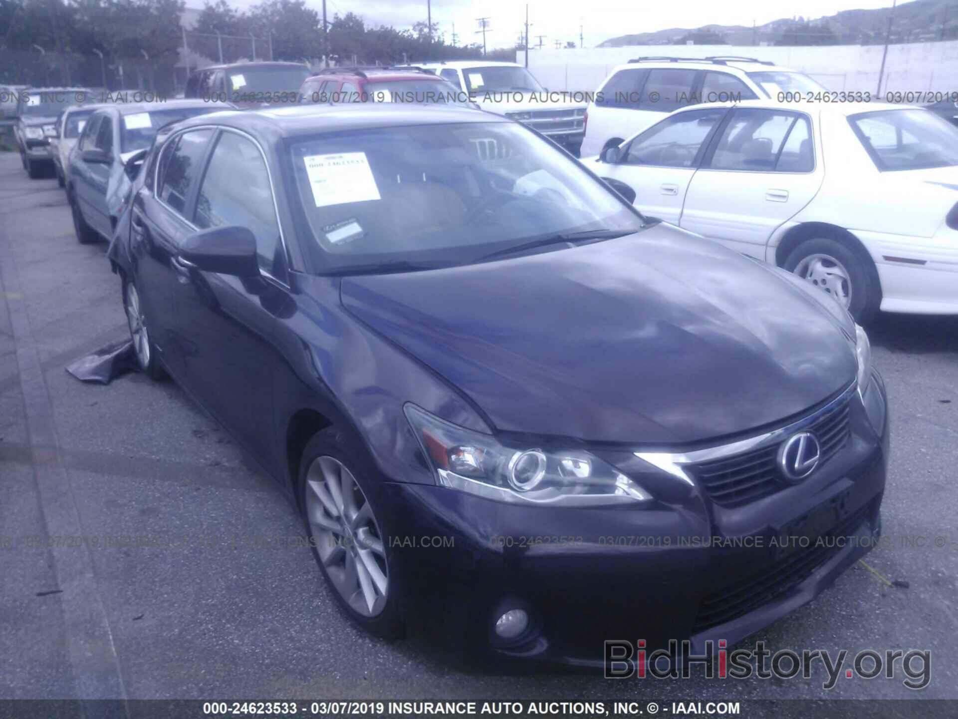 Photo JTHKD5BH6C2085818 - LEXUS CT 2012