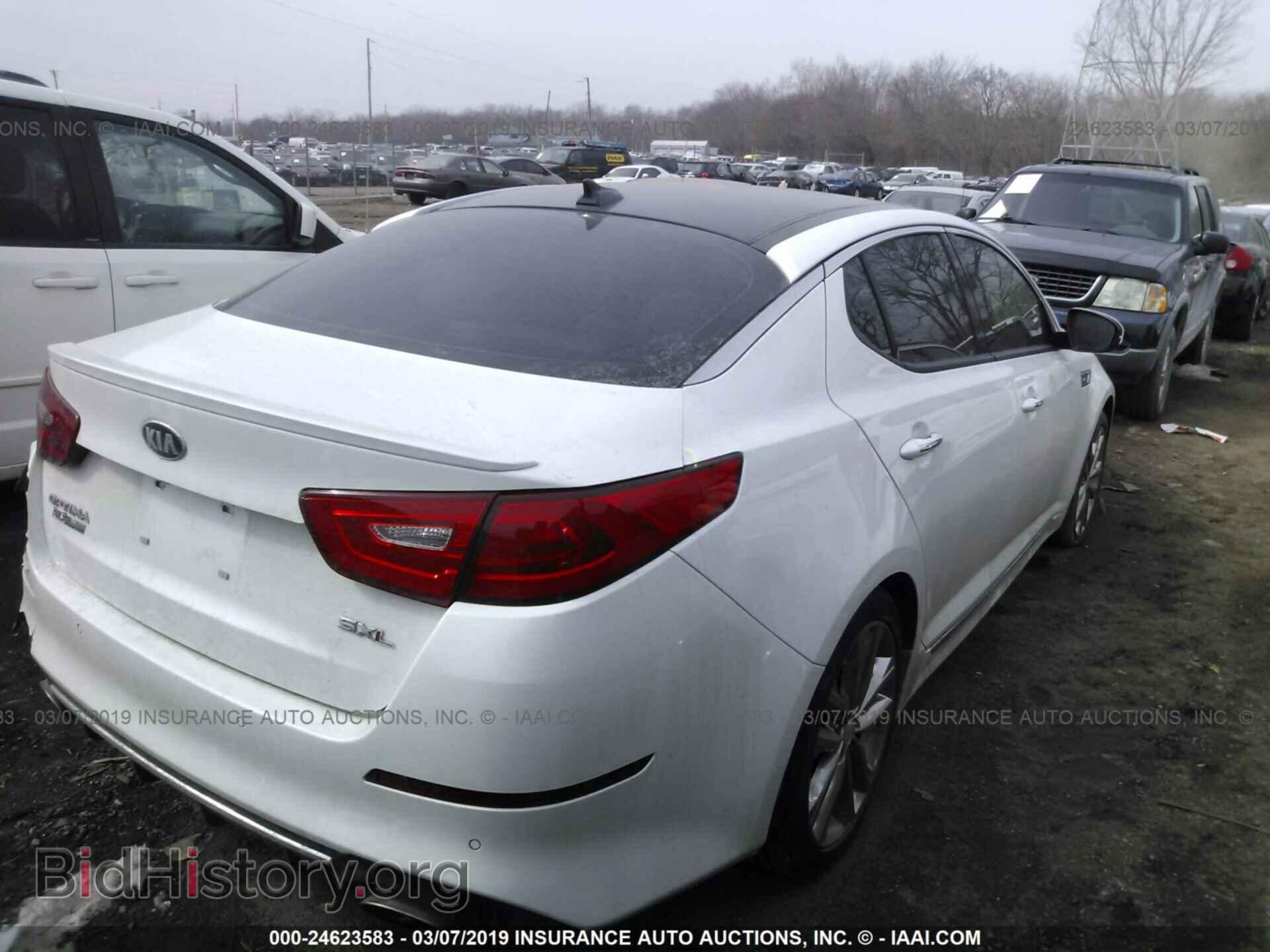 2015 KIA OPTIMA - VIN: 5XXGR4A60FG392497 - Photo 4