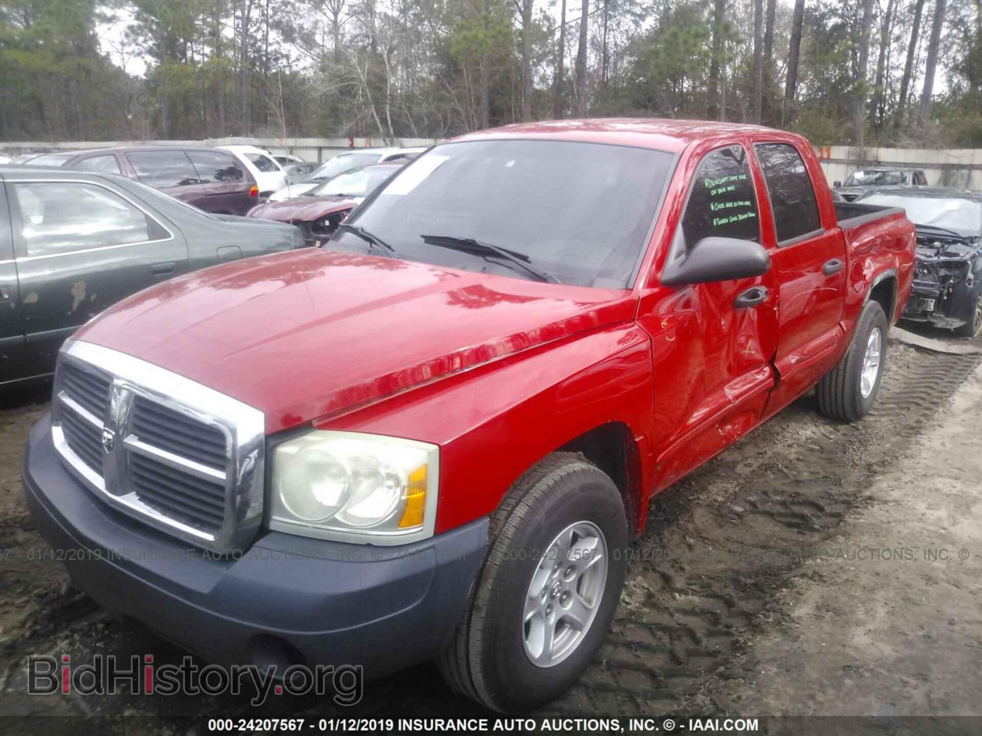 2005 DODGE DAKOTA - VIN: 1D7HE48K95S101850 - Фото 2