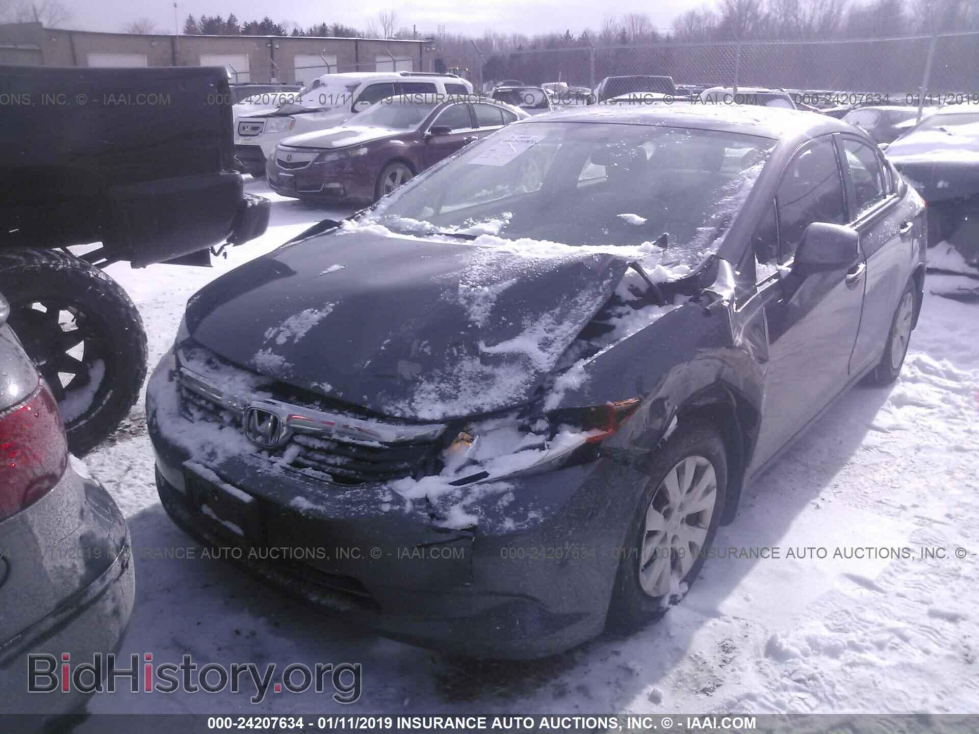 2012 HONDA CIVIC - VIN: 2HGFB2F52CH572613 - Photo 2