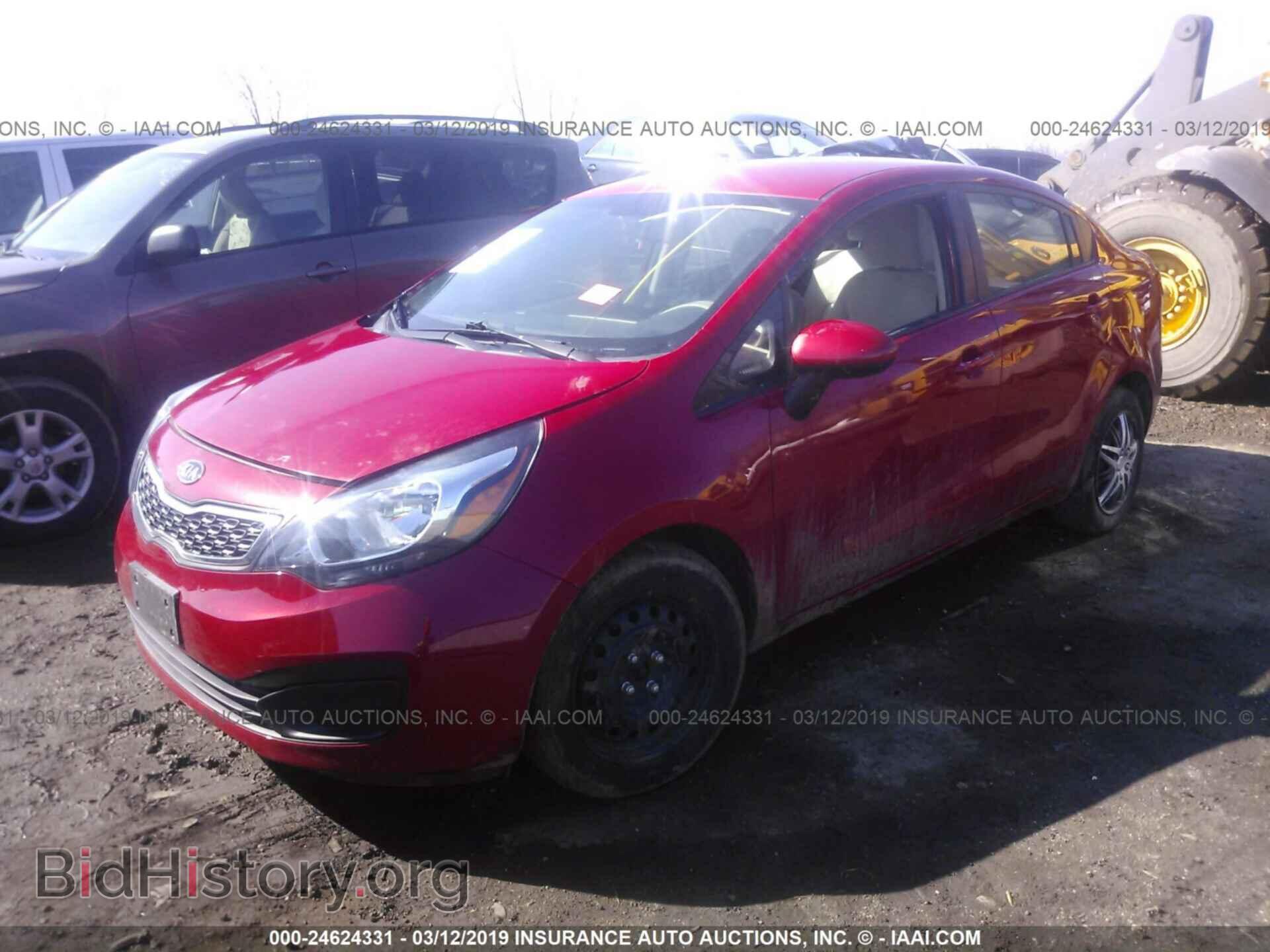 2012 KIA RIO - VIN: KNADM4A39C6047385 - Фото 2