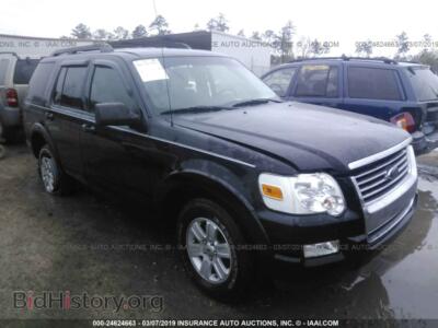 2010 Ford EXPLORER XLT, черный — VIN 1FMEU6DEXAUA47352, IAAI