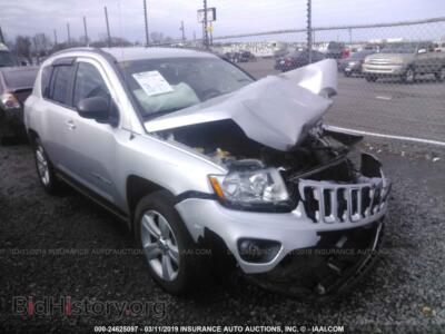 2012 Jeep COMPASS Sport, silver — VIN 1C4NJCBA3CD692388, IAAI