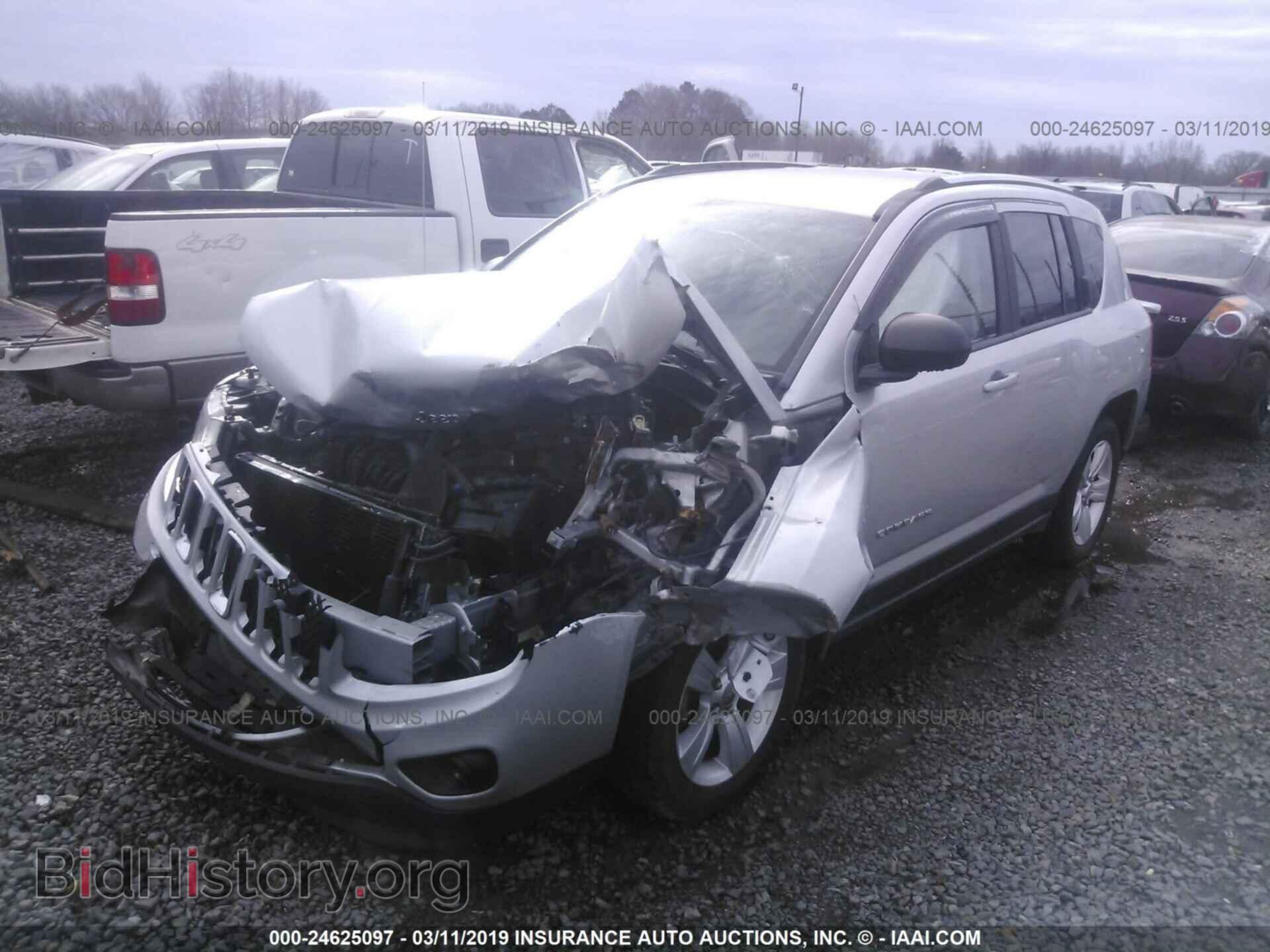 2012 JEEP COMPASS - VIN: 1C4NJCBA3CD692388 - Фото 2