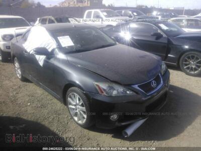 2010 Lexus IS 250, черный — VIN JTHFF2C28A2512336, IAAI