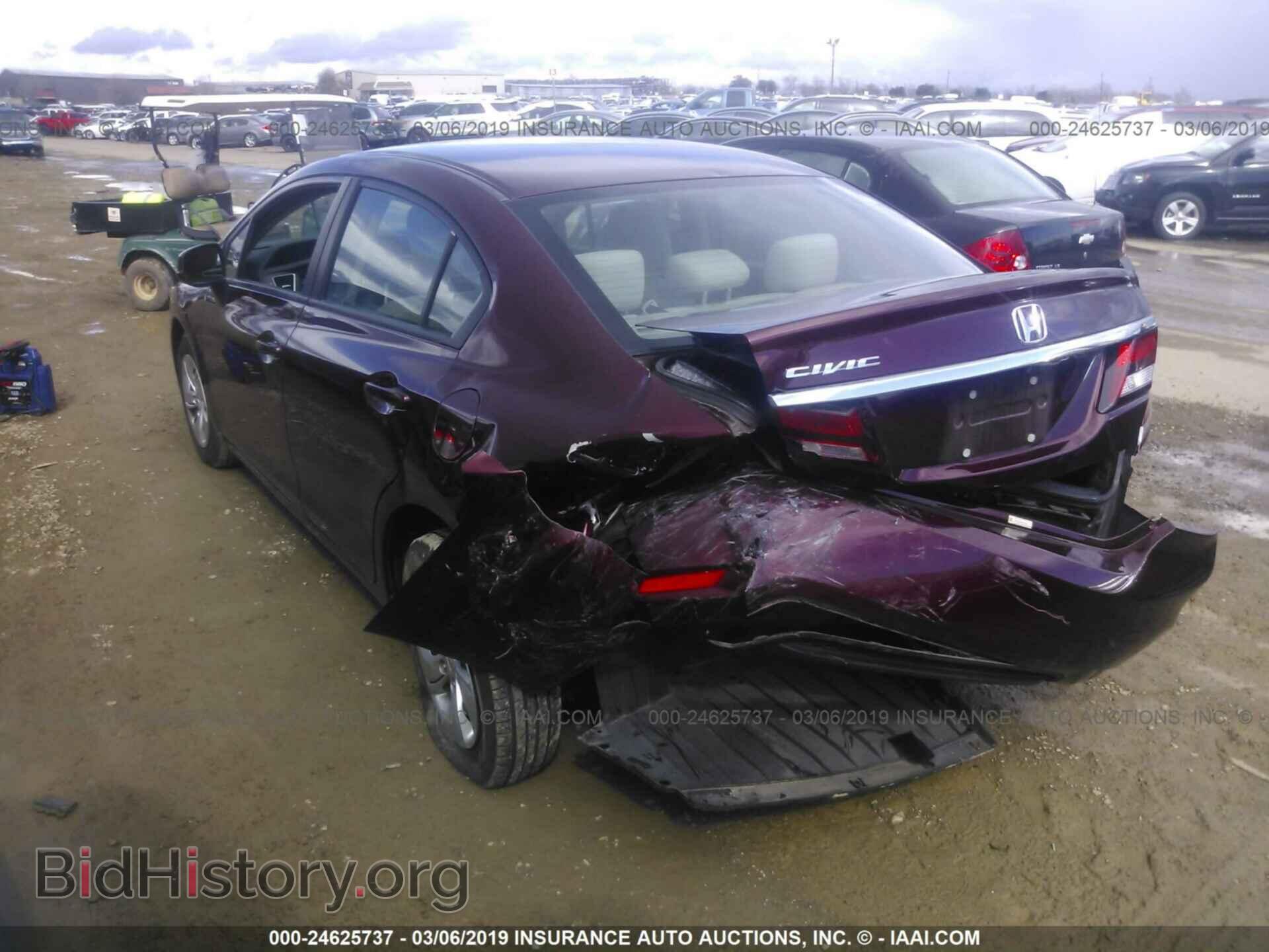 2013 HONDA CIVIC - VIN: 19XFB2F57DE257169 - Фото 3
