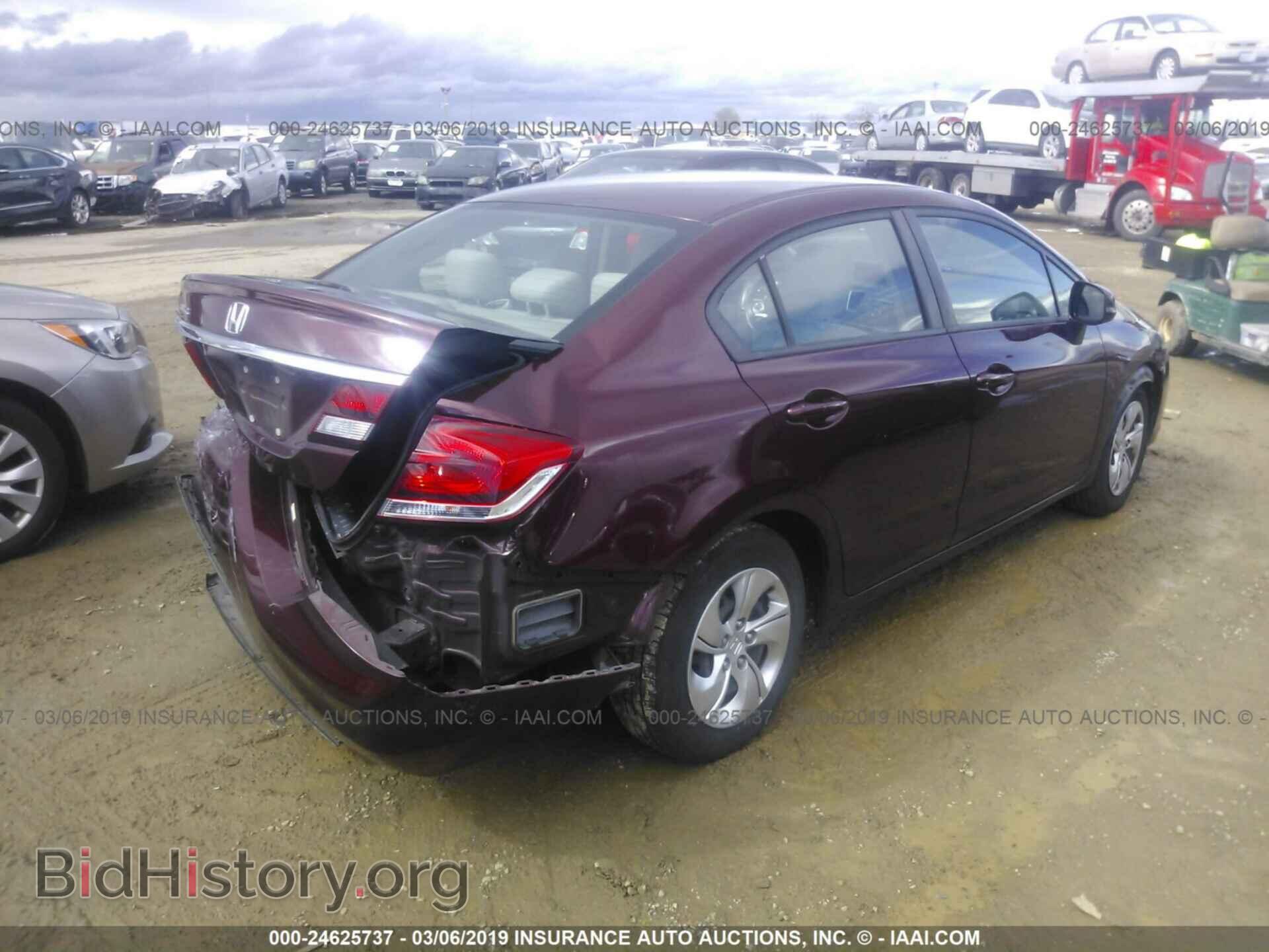 2013 HONDA CIVIC - VIN: 19XFB2F57DE257169 - Фото 4