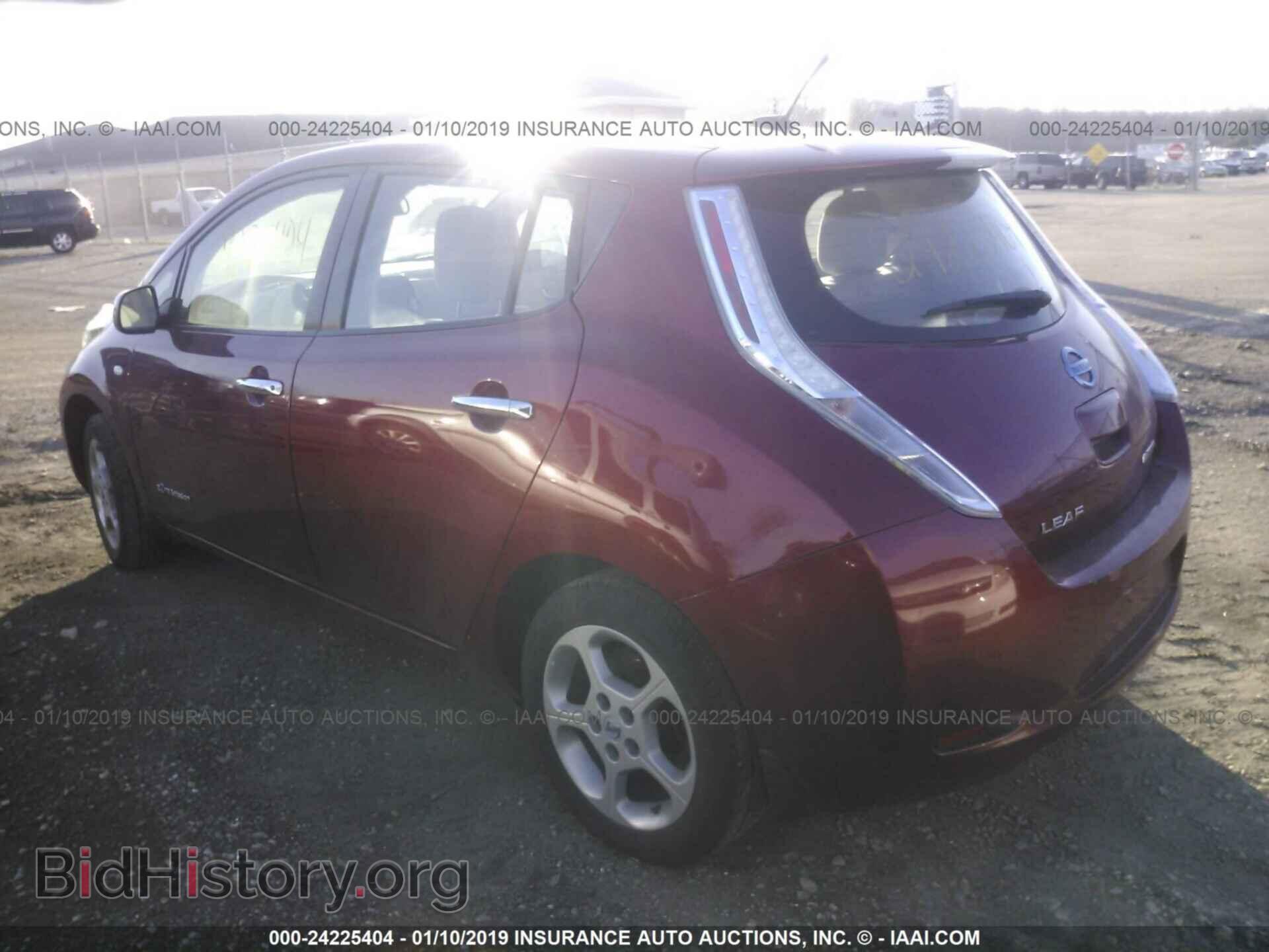 2012 NISSAN LEAF - VIN: JN1AZ0CP0CT018202 - Photo 3
