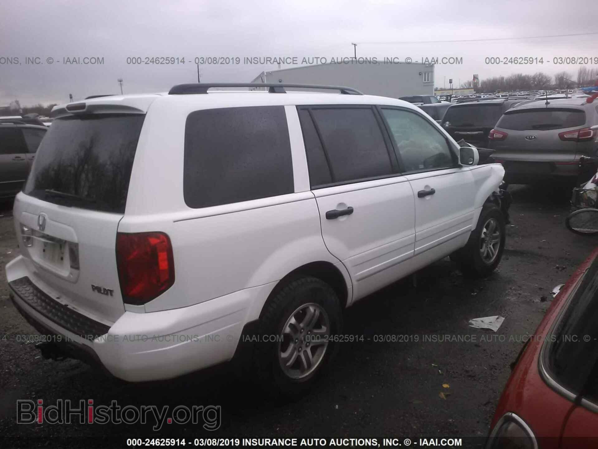 2005 HONDA PILOT - VIN: 2HKYF18595H531912 - Фото 4