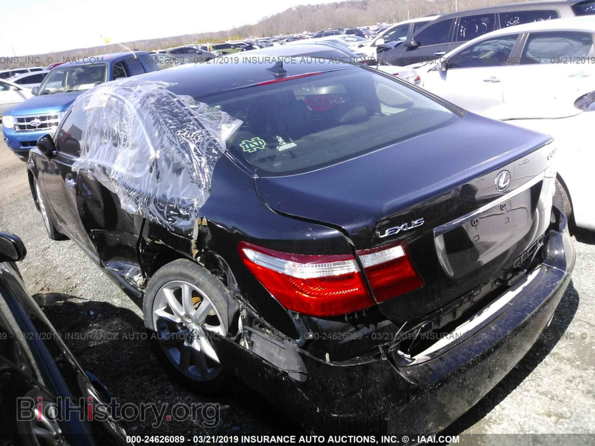 2007 LEXUS LS - VIN: JTHBL46F875044956 - Фото 3