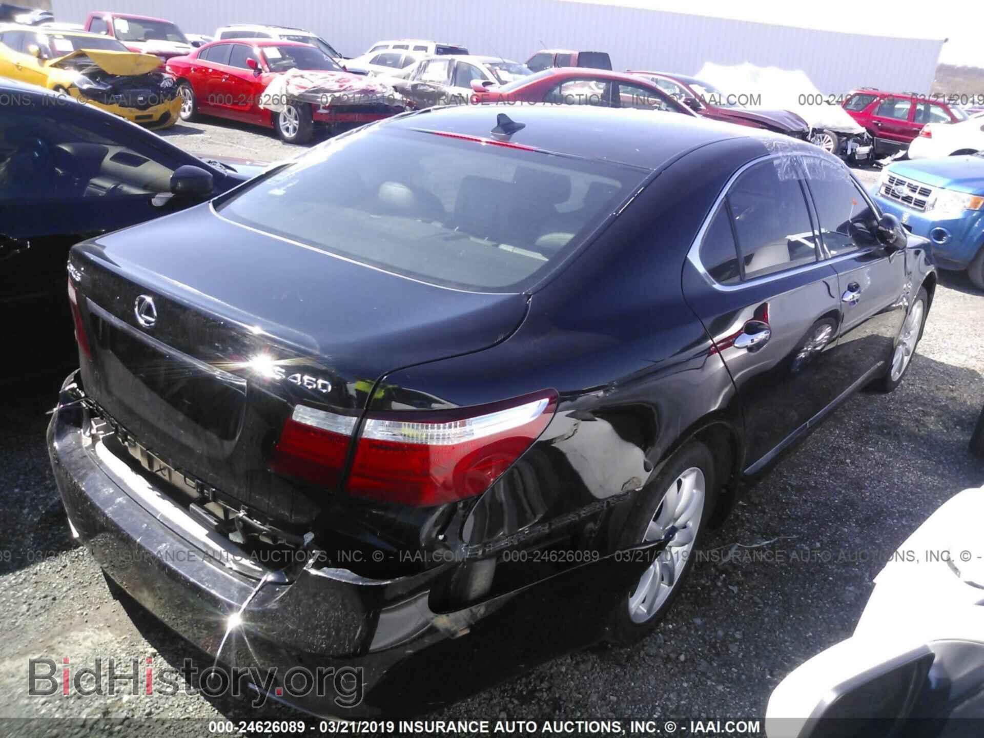 2007 LEXUS LS - VIN: JTHBL46F875044956 - Фото 4