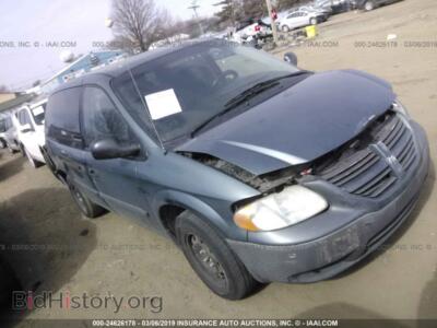 2005 Dodge CARAVAN SE, голубой — VIN 1D8GP25R75B285225, IAAI