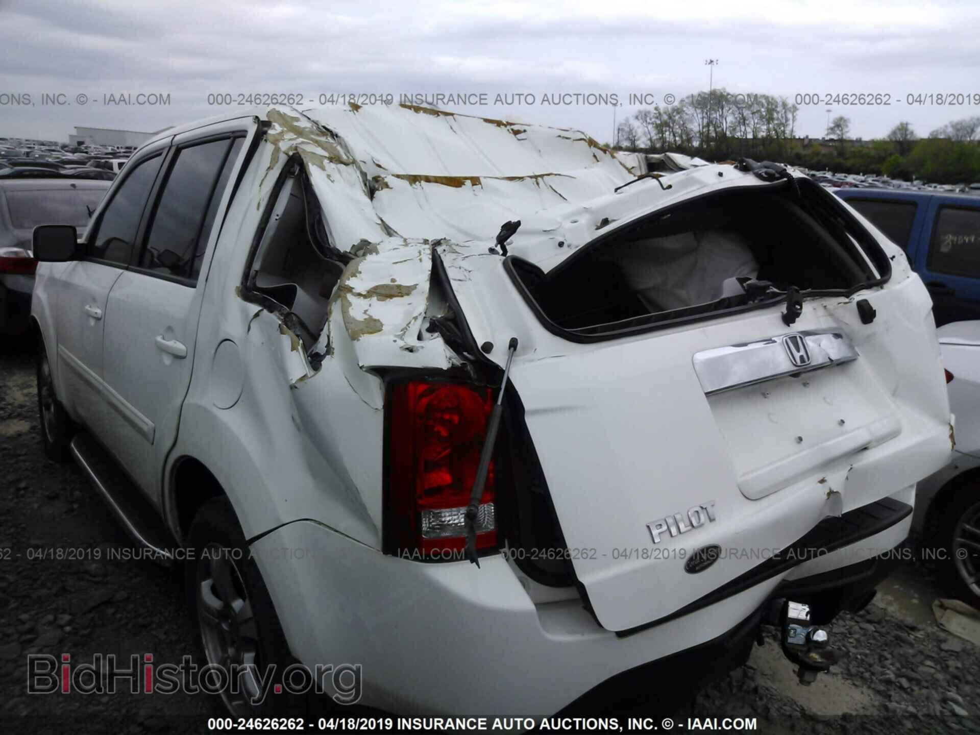 Фотография 5FNYF3H54CB020809 - HONDA PILOT 2012