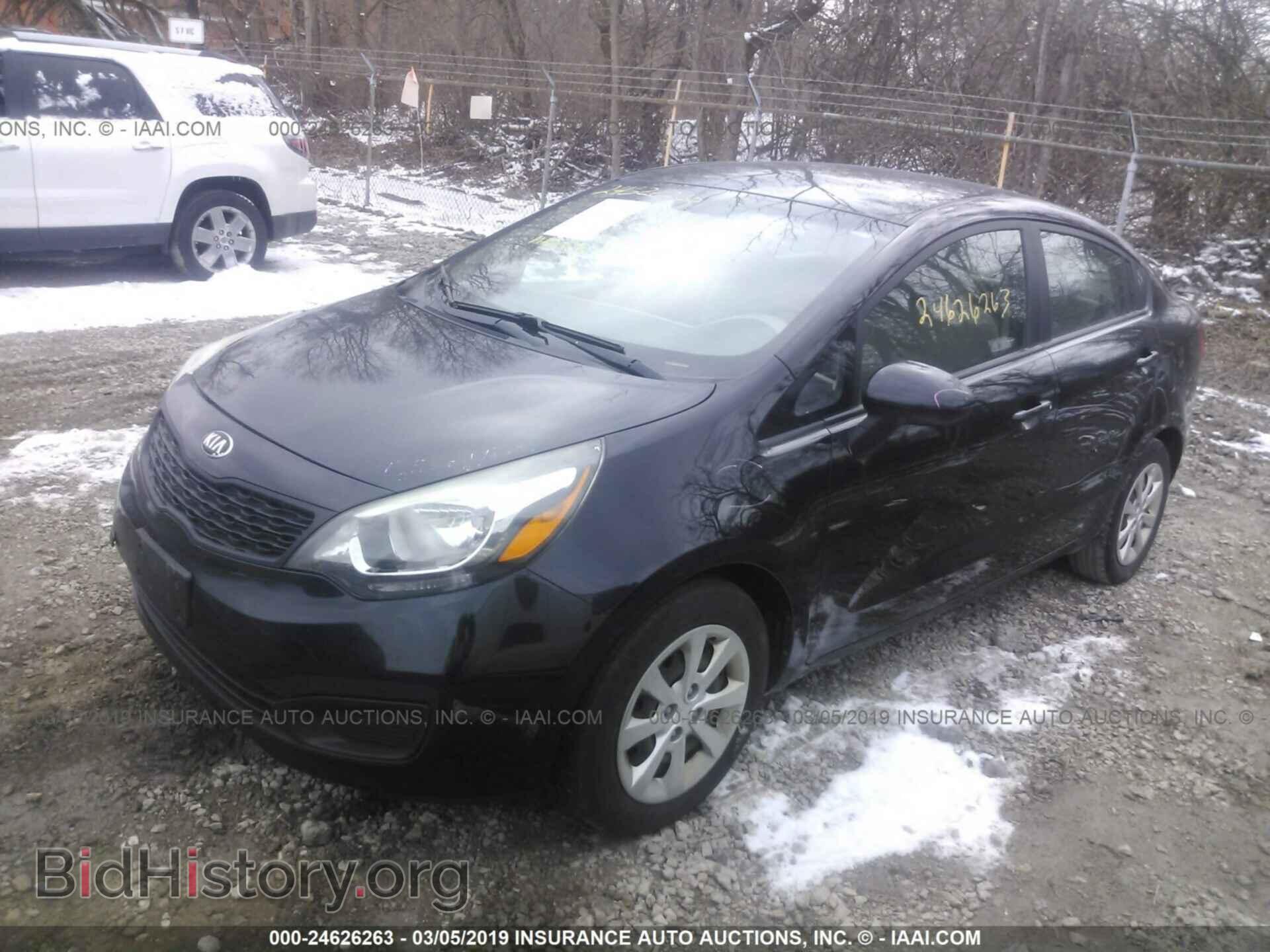 2013 KIA RIO - VIN: KNADM4A33D6205186 - Фото 2