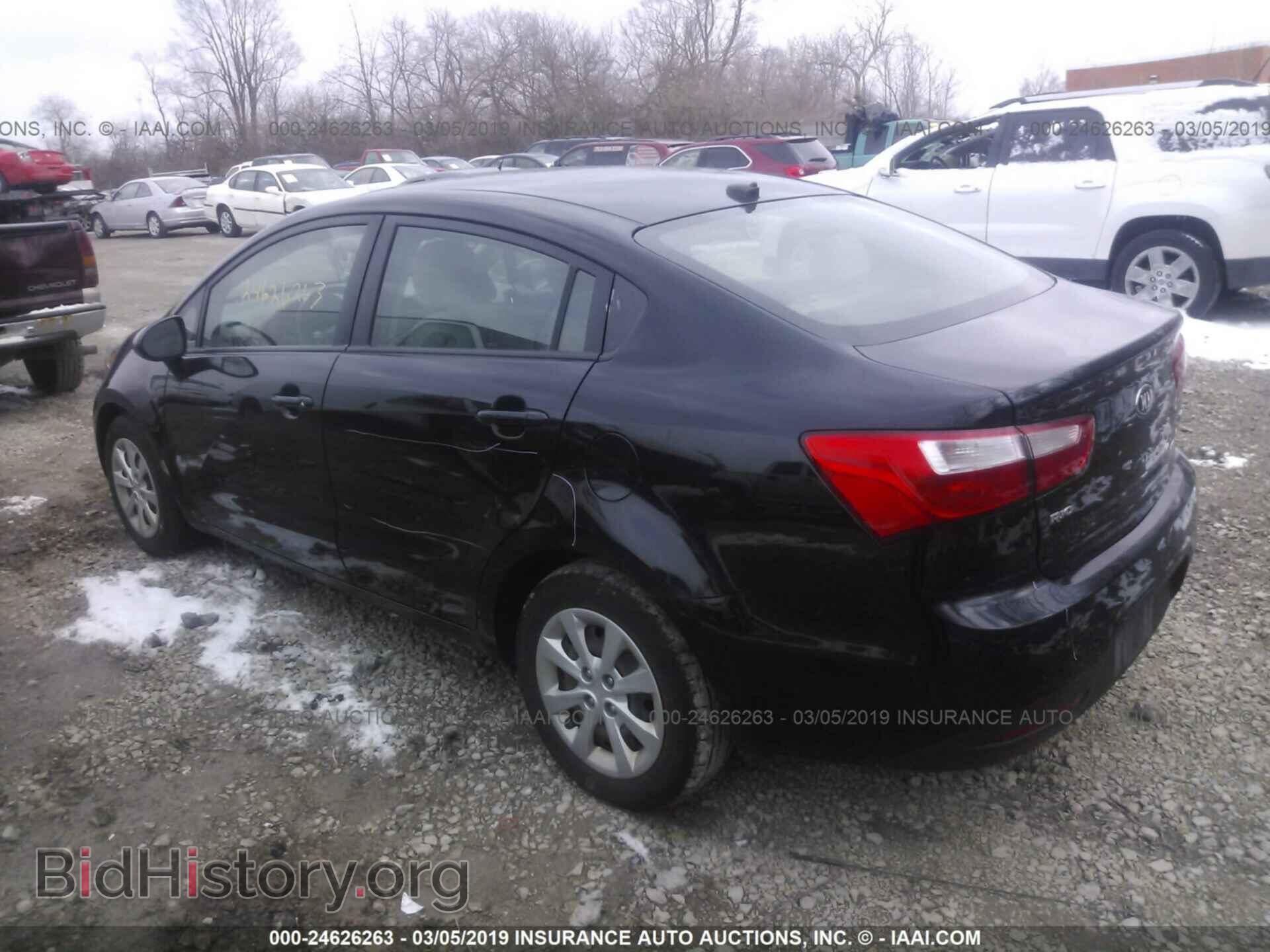2013 KIA RIO - VIN: KNADM4A33D6205186 - Фото 3