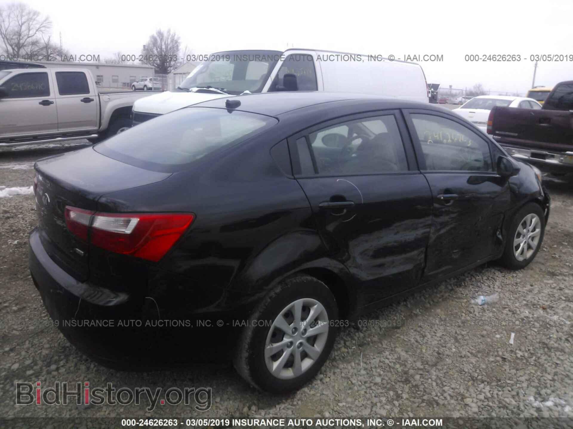 2013 KIA RIO - VIN: KNADM4A33D6205186 - Фото 4