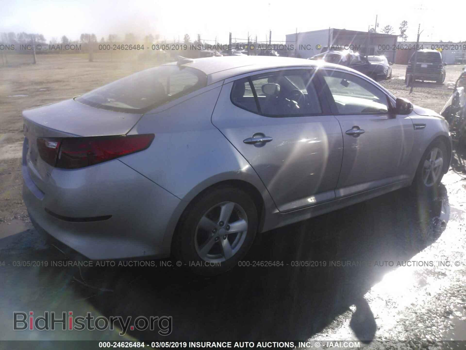 2015 KIA OPTIMA - VIN: KNAGM4A7XF5576967 - Фото 4