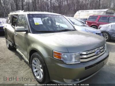 2012 Ford FLEX SEL, зеленый — VIN 2FMGK5CC6CBD06114, IAAI